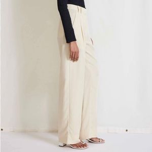 Apiece Apart Manon Trousers (high waist, wide leg, sharp pleats, lyocell)